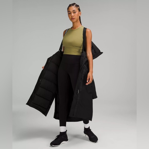 Nwt Lululemon Snow Warrior Long Parka size 0 blue color - Picture 11 of 15